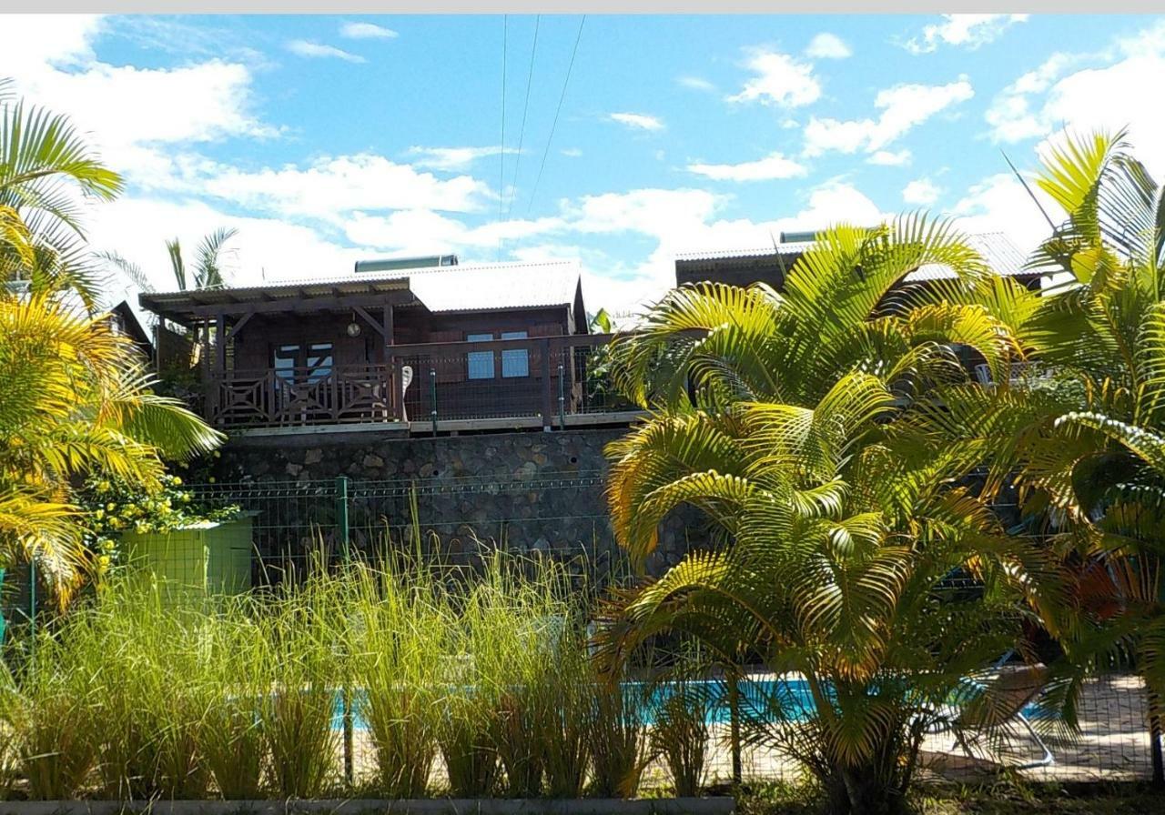 Les Bungalows Les Vanilliers, Sud Sauvage Avec Piscine 圣若瑟 外观 照片